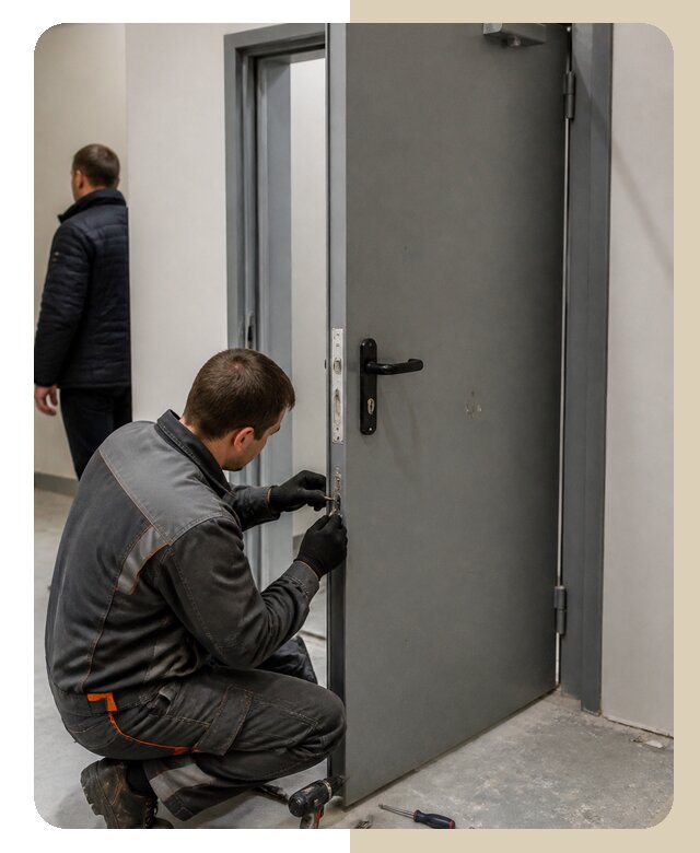 Ремонт противопожарной двери в Ирбите по цене 7145 р. | ДвериЛегко-Рбт