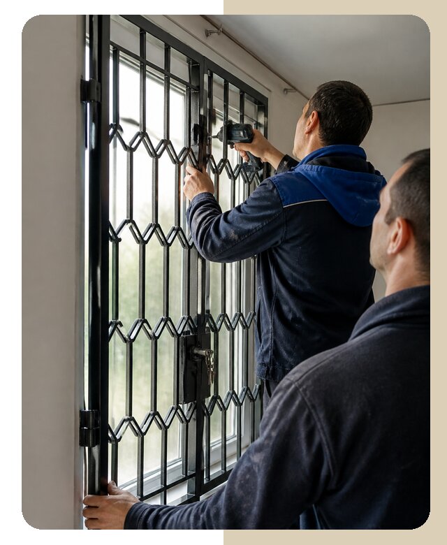 Установка распашных решеток в Ирбите цена от 7145 р. | ДвериЛегко-Рбт