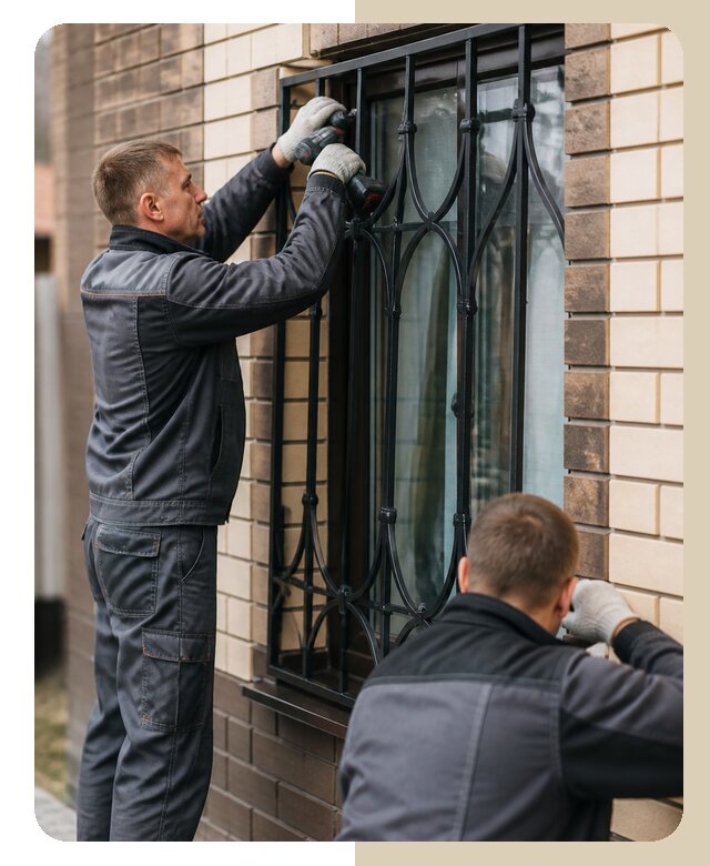 Установка решеток в дом в Ирбите по цене от 3848 р. | ДвериЛегко-Рбт