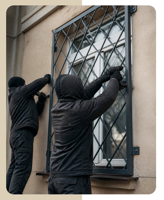 Установка антивандальных решеток на окна в Ирбите